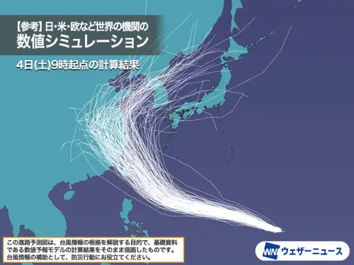 ▲巴威颱風下週五最靠近台灣（圖／截自日本天氣新聞網站）