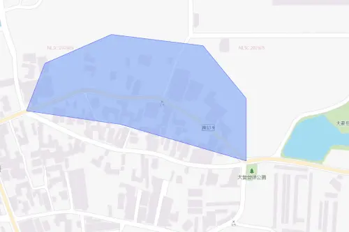 ▲台南市新市區7月6日停水影響範圍。（圖／自來水公司）