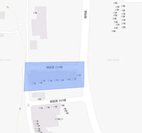 ▲台南市楠西區7月6日停水影響範圍。（圖／自來水公司）