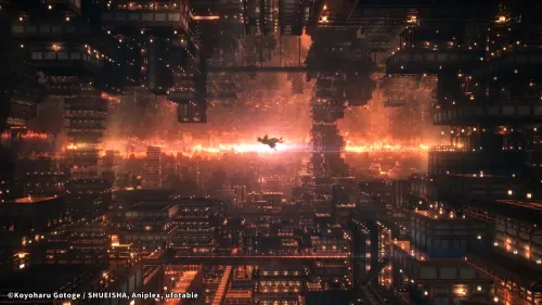 ▲ufotable打造層層交錯的無限城場景，以電影級作畫呈現壯闊又充滿壓迫感的最終戰舞台。（圖／木棉花）