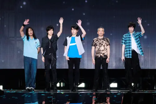 ▲五月天（如圖）這次演唱會每場都帶來驚喜，然而不少人也擔心下週颱風攪局，紛紛祈禱「颱風別來亂呀」、「好怕有颱風。」（圖／相信音樂提供）