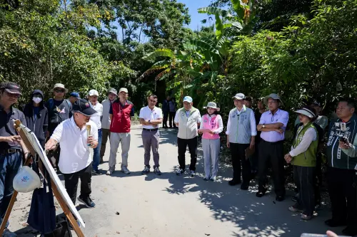 疏濬防治水患　賴瑞隆會勘二仁溪爭取3億經費改建抽水站