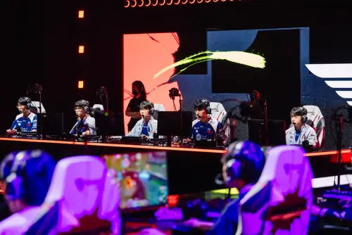 ▲對 Faker 領軍的 T1 而言，如何迅速調整狀態、避免重蹈上一輪失誤，將是晉級關鍵。（圖／LOL Esports Flickr）
