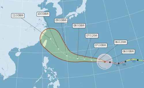 巴威颱風最快周四海陸警齊發！氣象署：周六可能登陸　豪雨炸2天