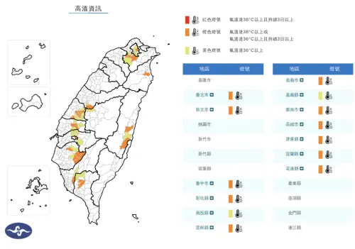 快訊／颱風來前先飆38度！13縣市「高溫特報」　台北、高雄都入列