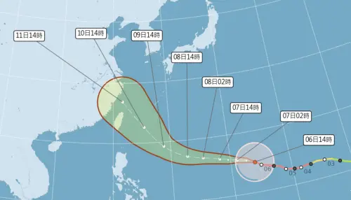 路徑通過北部海面！巴威颱風神似2018年瑪莉亞　北台灣停班課2天