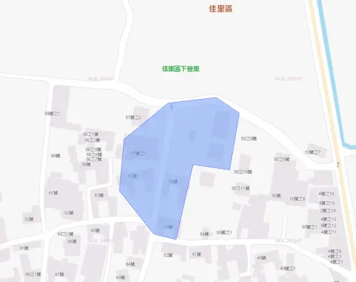 ▲台南市佳里區7月8日停水範圍。（圖／自來水公司water.gov.tw）