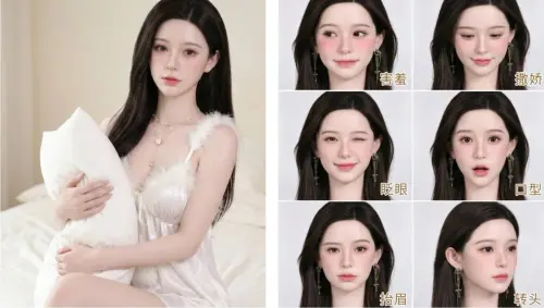 會撒嬌、眨眼 ！中國推有體溫會聊天AI仿真伴侶　7萬起8月出貨