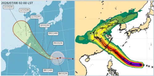 路徑估逼近北台灣！巴威颱風「恐南偏登陸東部」　最快明發海陸警