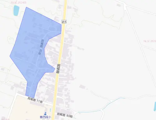 ▲雲林縣臺西鄉7月9日停水範圍。（圖／自來水公司water.gov.tw）