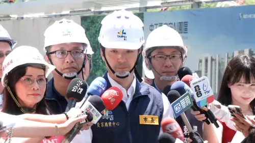 北市天坑元凶曝！竟是台塑大樓施工不慎　蔣萬安急赴現場喊停工