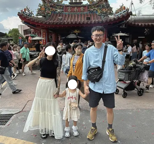 ▲泛舟哥時常在社群曬出一家三口日常。（圖／翻攝自IG@gino0923）