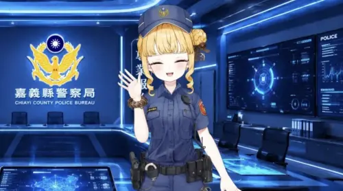 警察VTuber出道！嘉義「女警嘉佳」直播教毒駕、反詐　外型掀熱議