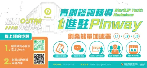 ▲ 高雄市青年局115年度「創業O'Star」全面升級，正式進駐Pinway駁二8號倉庫，並推出全市首創「創業能量加速器」分級培育機制，打造更完善的青年創業支持系統。（圖／高市府青年局提供）