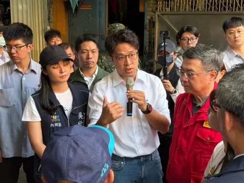 巴威撲台！卓榮泰急赴內湖視察：我也是來陳情的、內湖不應淹水