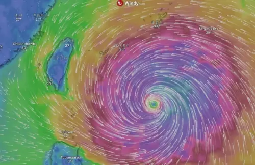 颱風動態整理！巴威「路徑、風雨時程、陸警範圍、停班停課」一覽