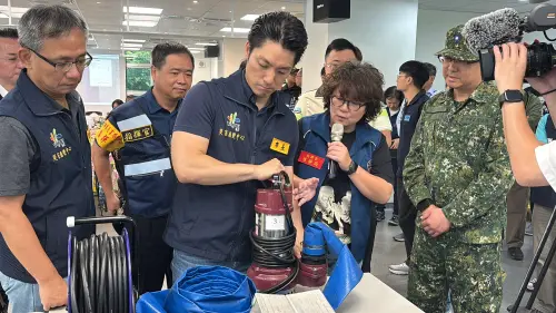 蔣萬安颱風天「秀肌肉」　里長直言：凡事靠里辦物資不可能充足