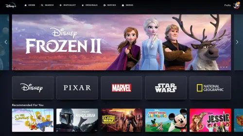▲Disney 正研擬開放 Disney+ 部分電影、影集免費觀看，希望降低使用門檻、吸引更多觀眾加入平台。（圖／翻攝自 Disney+）