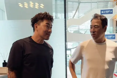 郭泓志、黑田博樹在台灣相見了！球迷淚推道奇同學會：敲碗他來台