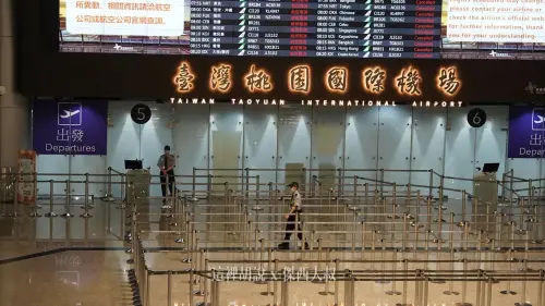▲巴威颱風來襲，今日桃園機場不見旅客。（圖／取自傑西大叔臉書）