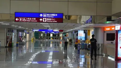 ▲即便不見旅客，桃園機場各單位的服務人員依舊堅守崗位。（圖／取自傑西大叔臉書）