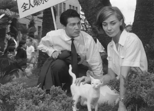 ▲法國電影《廣島之戀》描述法國女演員和日本已婚建築師在廣島相遇，展開僅有24小時的熱戀與深刻的情感糾葛。（圖／翻攝自IMDb）
