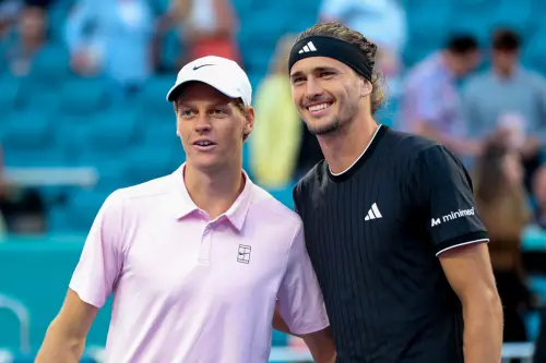 ▲溫網男單決賽，尋求衛冕的辛納（Jannik Sinner）將對上茲維列夫（Alexander Zverev）。（圖／美聯社／達志影像）