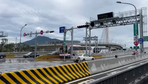 順利完成首次颱風考驗！淡江大橋上午10時恢復通車