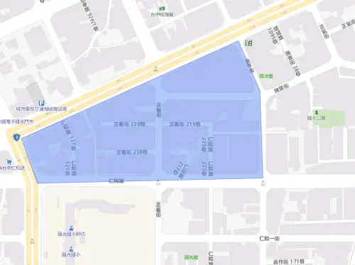 ▲台中市南區7月13日停水範圍。（圖／自來水公司water.gov.tw）