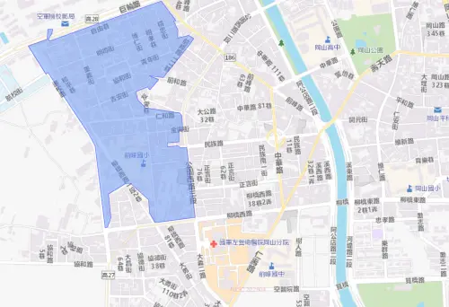 ▲高雄市7月13日停水範圍。（圖／自來水公司water.gov.tw）