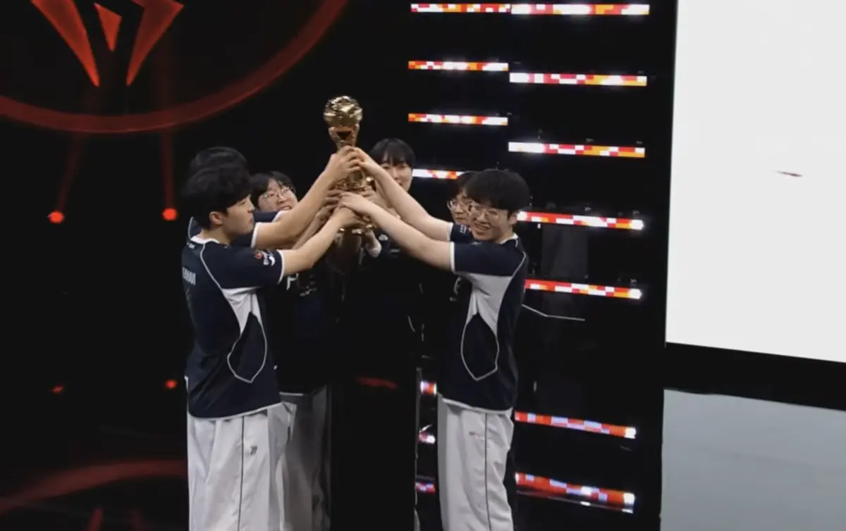 ▲LOL《英雄聯盟》2026 MSI 季中邀請賽， LCK 戰隊 HLE 擊敗 BLG，以3:2奪下冠軍。（圖／LOL Esports YT）