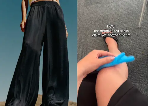 ZARA「這款熱銷寬褲」變凶器！女孩穿上狂跌倒　苦主怨：通往地獄