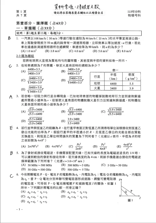 ▲得勝者文教公布分科測驗參考答案。（圖／得勝者文教提供）