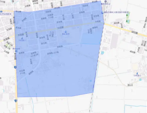 ▲台南市善化區7月14日停水範圍。（圖／自來水公司water.gov.tw）