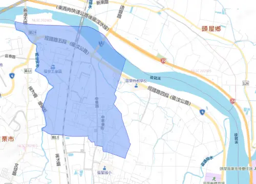 ▲苗栗縣7月14日停水範圍。（圖／自來水公司water.gov.tw）