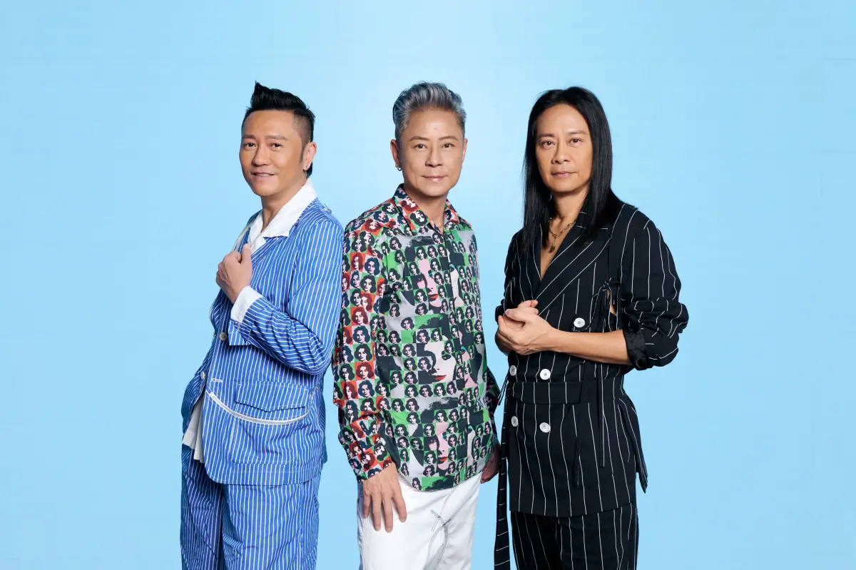 ▲草蜢59歲成員蔡一傑（中）前年腦瘤動刀，今受訪時表示術後復原狀況良好，但也因電療掉髮讓他一度陷入低潮，回想這段辛苦歷程他幽默說：「麻將陪伴我度過最痛苦的時刻！」（圖／寬魚國際提供）