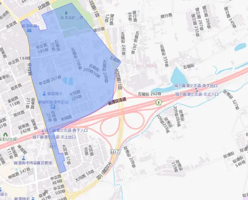 ▲桃園市龍潭區7月15日停水範圍。（圖／自來水公司water.gov.tw）