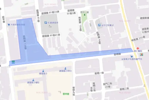 ▲桃園市桃園區7月15日停水範圍。（圖／自來水公司water.gov.tw）