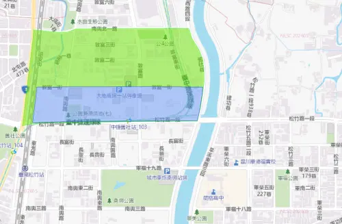 ▲台中市北屯區7月15日停水範圍。（圖／自來水公司water.gov.tw）