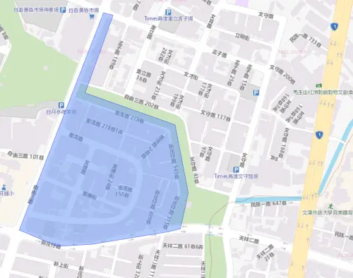 ▲高雄市三民區7月15日停水範圍。（圖／自來水公司water.gov.tw）