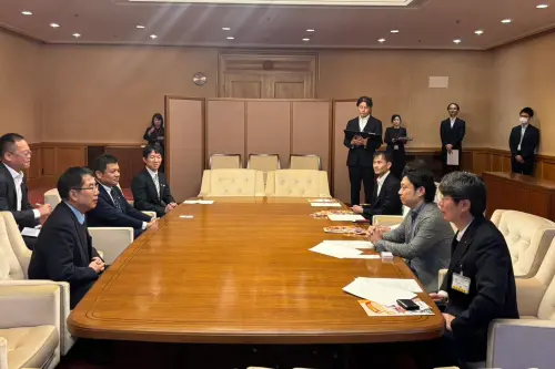 ▲ 台南市長黃偉哲拜會大阪市議會暢談城市交流。（圖／南市府提供）