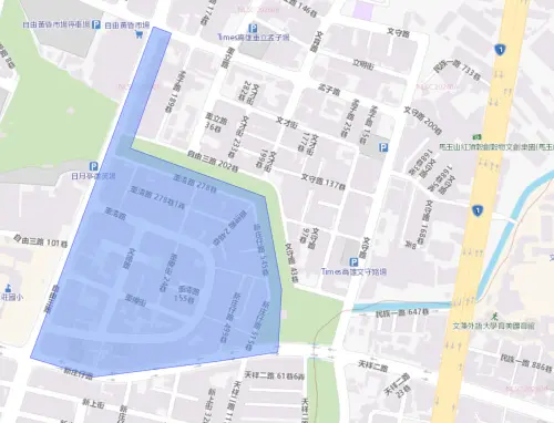 ▲高雄市三民區7月16日停水範圍。（圖／自來水公司water.gov.tw）