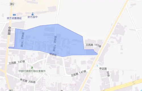 ▲雲林縣褒忠鄉7月16日停水範圍。（圖／自來水公司water.gov.tw）