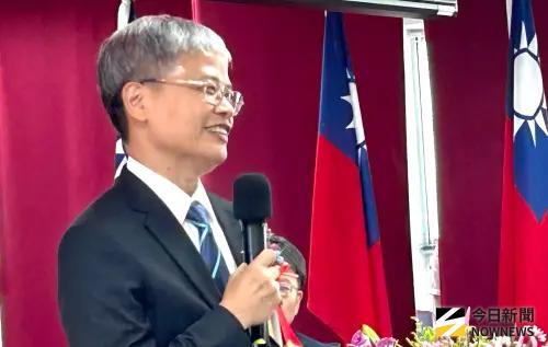 ▲台電公司配電處處長饒祐禎致詞。(圖／記者黃守作攝，2026.07.15)
