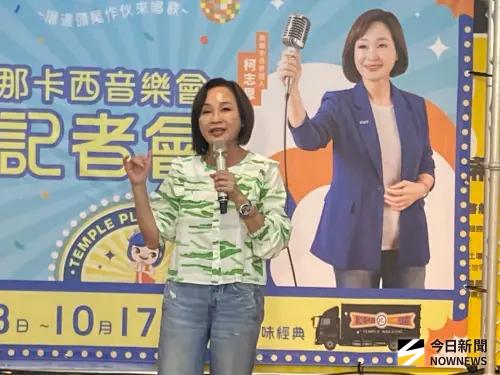 ▲柯志恩認為，政治不用這麼悲情，可以用更歡樂、更貼近民眾的方式，像是透過音樂拉近與鄉親的距離。（圖／記者郭凱杰攝,2026.07.16）