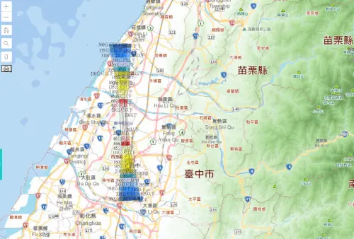 ▲航高管制查詢，操作頁面(圖／都發局提供2026.7.17)