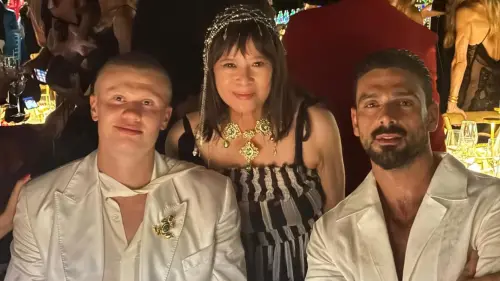 百億名媛和哈蘭德合照！目擊他下樓梯牽手護女友　超Man影片曝光