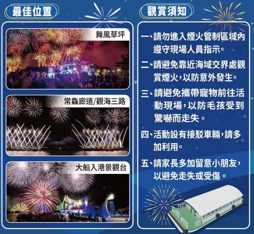 ▲嘉義東石海之夏煙火最佳觀賞點與注意事項（圖／取自2026嘉義東石海之夏臉書）