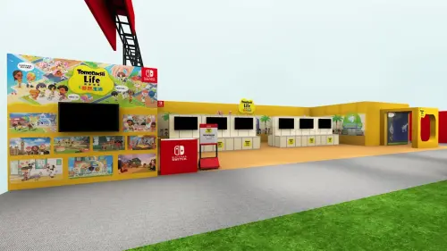 ▲《Tomodachi Life 朋友收集 夢想生活》主題拍照區。（圖／翻攝自任天堂）
