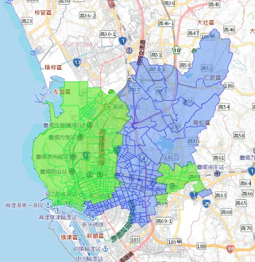 ▲高雄市7月24日大規模停水，共有59萬戶受到影響，停水、降壓範圍一次看。（圖／翻攝自台灣自來水公司官網water.gov.tw）